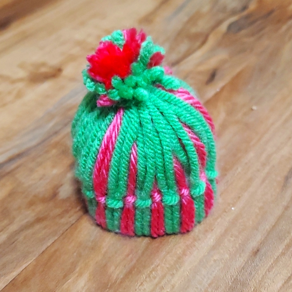 Pink and Green Hat Decor